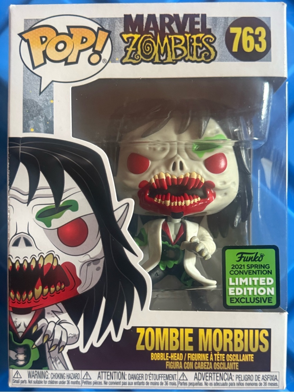 Funko POP! Marvel Zombies Zombie Morbius - White, Red & Green